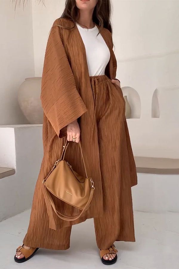 Lilly - Relaxed cardigan and trouser set