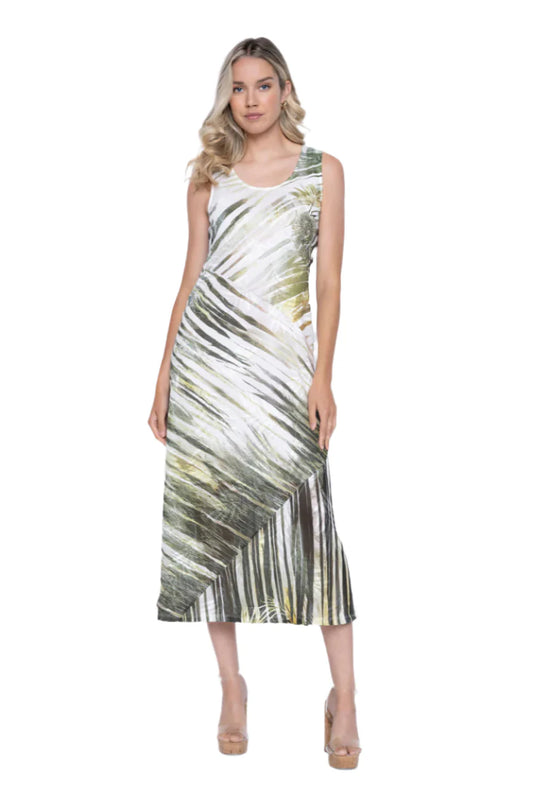 Sleeveless Printed Dress